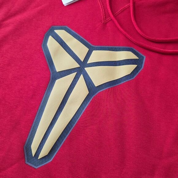 Nike Kobe Bryant Dri-FIT Pullover Hoodie Red Gold Men's XL Basketball HF0066-636 - Picture 4 of 14